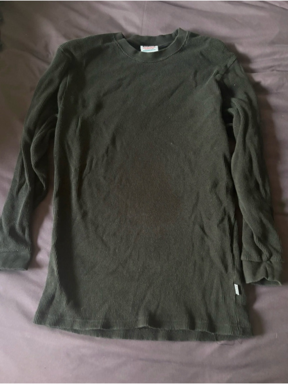 Black ProClub Ribbed Crewneck Sweater